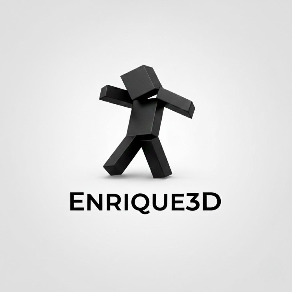 Logotipo de Enrique 3D
